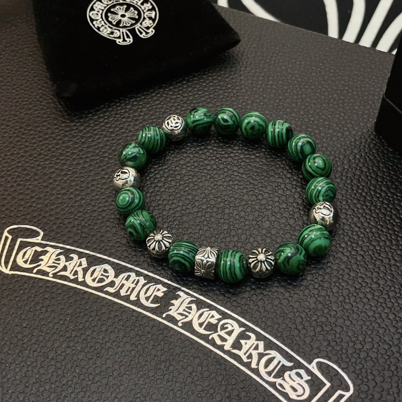 Chrome Hearts 클래식 빈티지 여러 요소 비취 001-263326