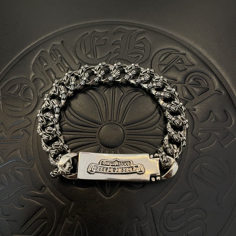 Chrome Hearts 레트로 크로스 플라워 팔찌 001-263329