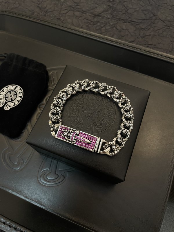 Chrome Hearts 레트로 크로스 플라워 팔찌 001-263329