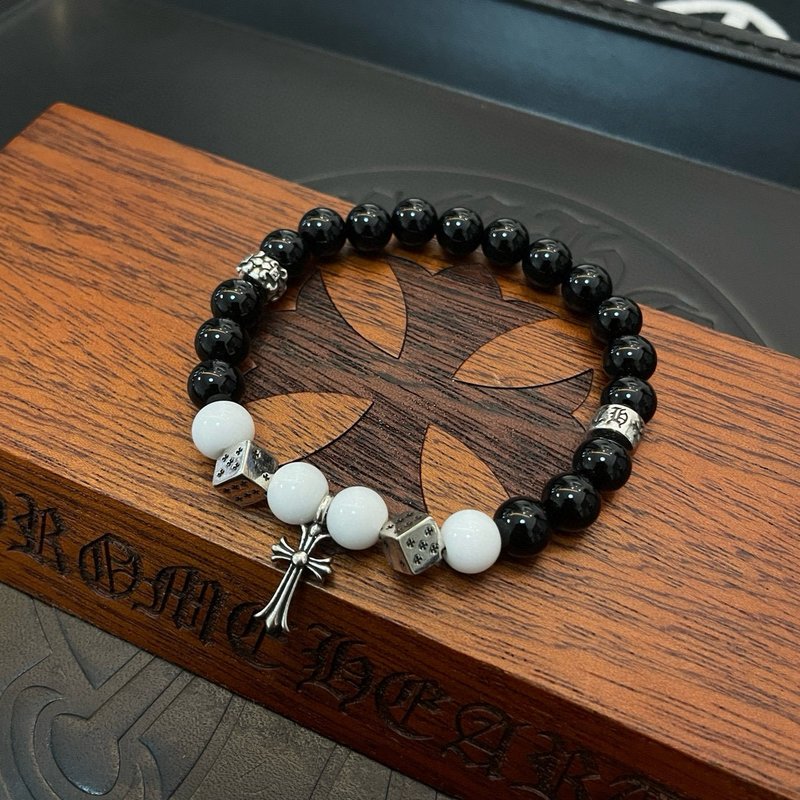 크롬하츠 클래식 빈티지 흑요석 팔찌 001-263330