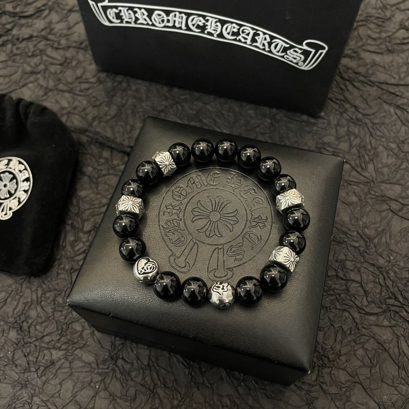 Chrome Hearts 클래식 흑마노 팔찌 001-263374