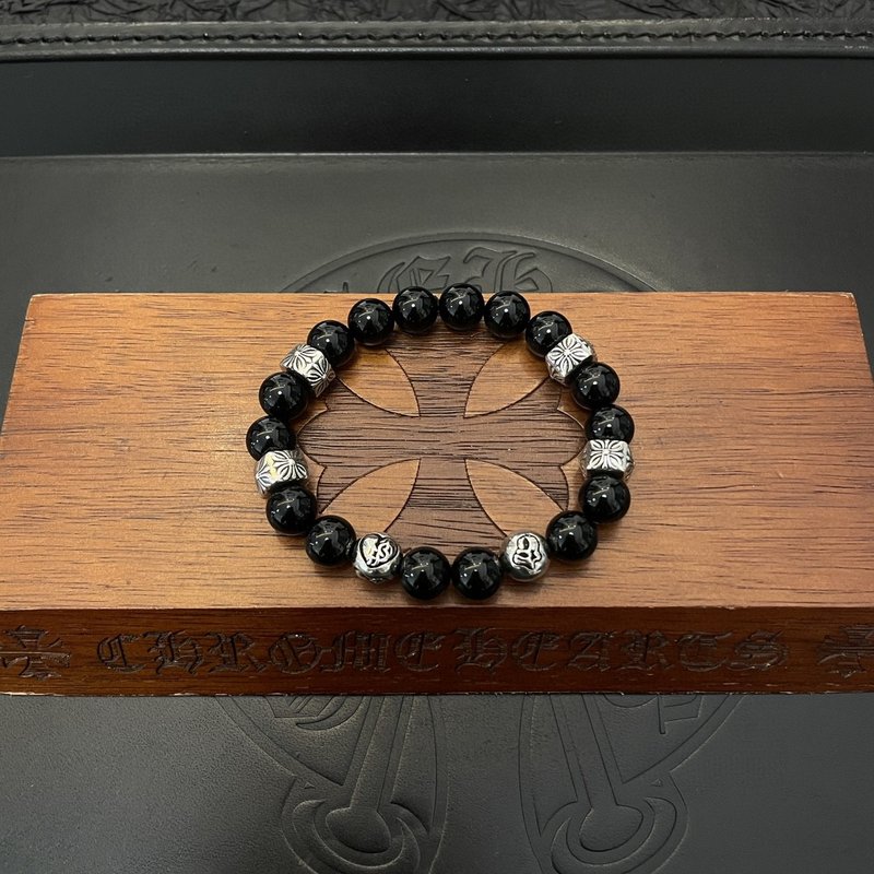 Chrome Hearts 클래식 흑마노 팔찌 001-263374