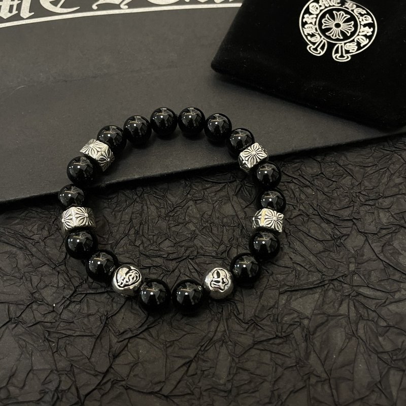 Chrome Hearts 클래식 흑마노 팔찌 001-263374