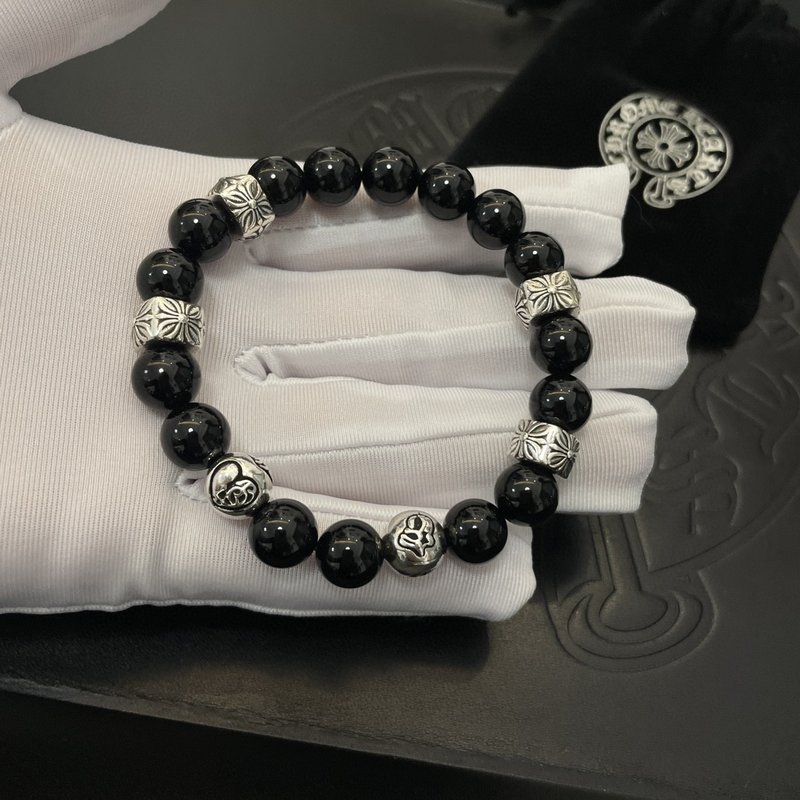 Chrome Hearts 클래식 흑마노 팔찌 001-263374