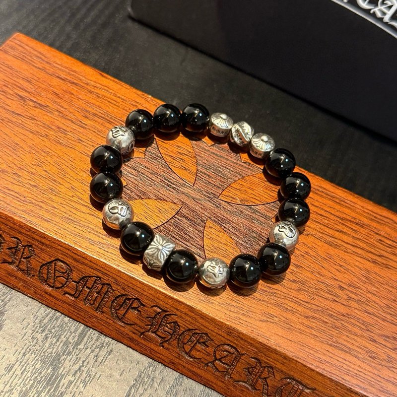 크롬하츠 클래식 흑요석 팔찌 001-263507