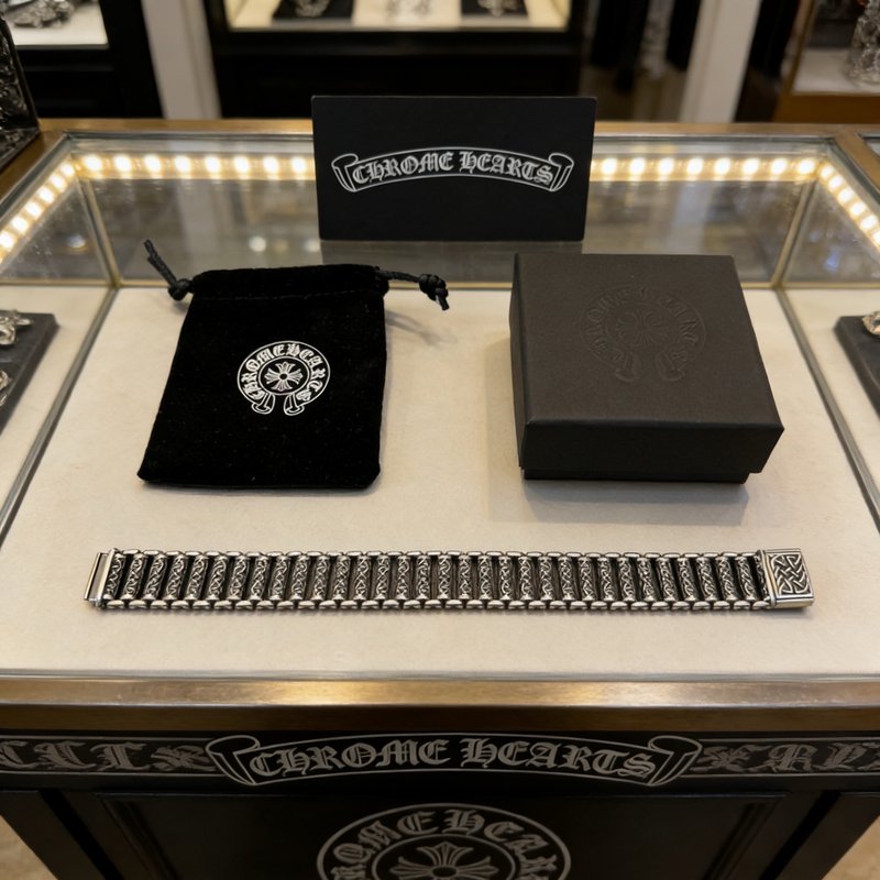 Chrome Hearts 빈티지 멀티 요소 팔찌 001-263524