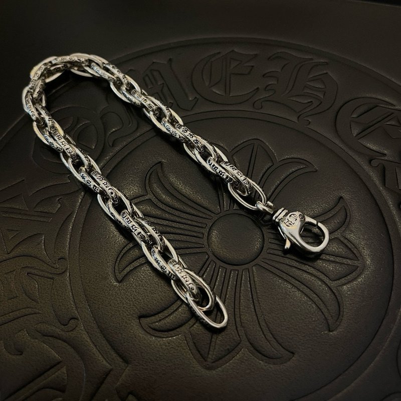 Chrome Hearts 빈티지 링크 체인 팔찌 001-263525
