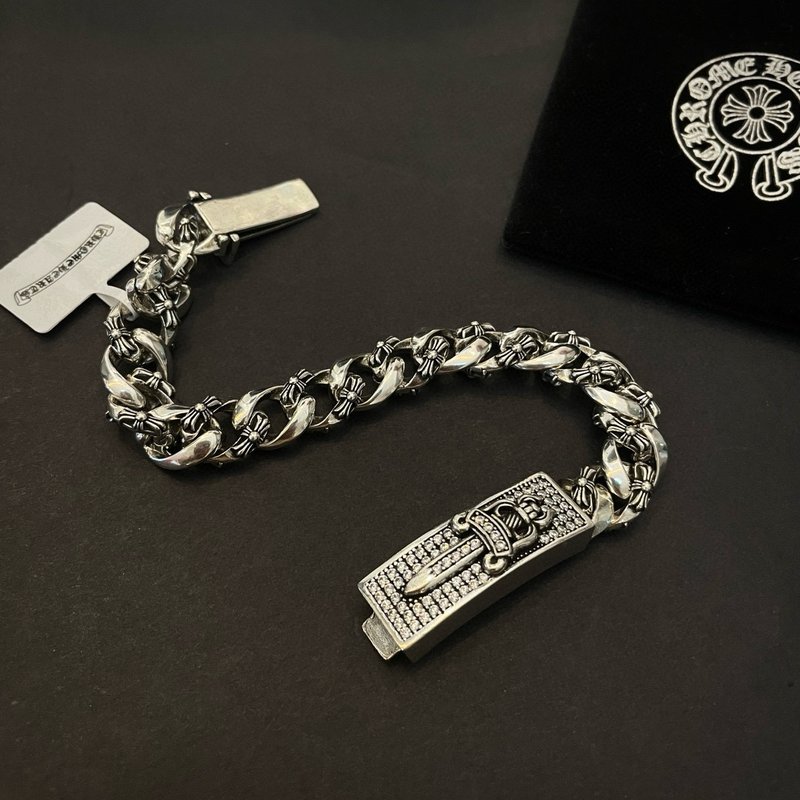 Chrome Hearts 빈티지 크로스 플라워 다이아몬 001-263536