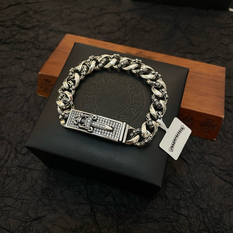 Chrome Hearts 빈티지 크로스 플라워 다이아몬 001-263536