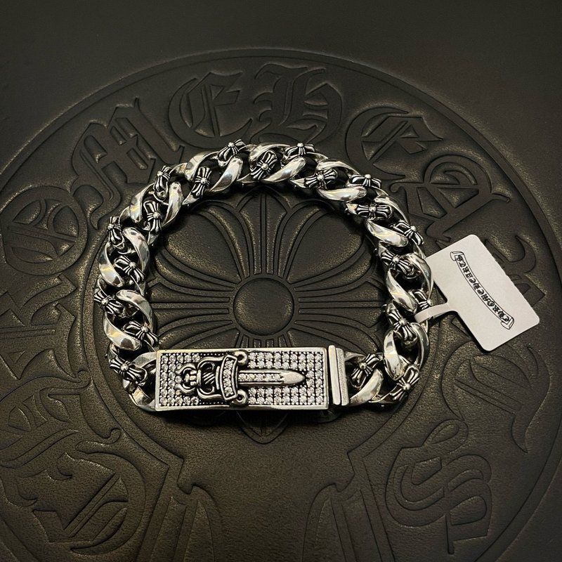 Chrome Hearts 빈티지 크로스 플라워 다이아몬 001-263536