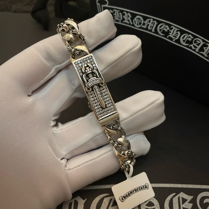 Chrome Hearts 빈티지 크로스 플라워 다이아몬 001-263536