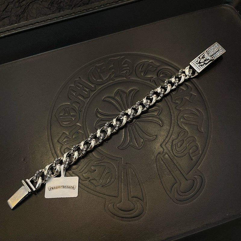 Chrome Hearts 빈티지 크로스 플라워 다이아몬 001-263536