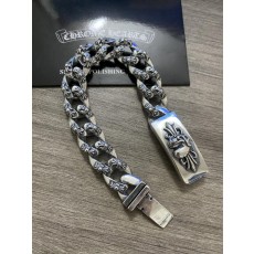 크롬하츠 십자가 하트 굵은 팔찌 001-263546