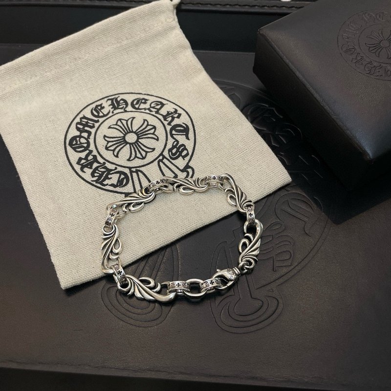 Chrome Hearts 클래식 빈티지 등나무 꽃 팔찌 001-263559