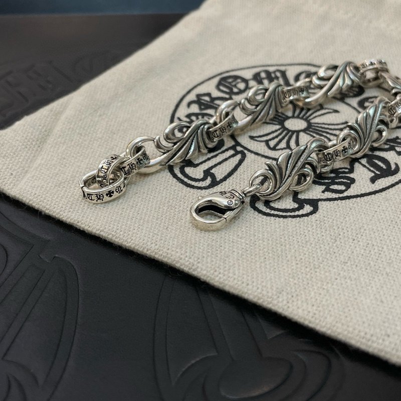 Chrome Hearts 클래식 빈티지 등나무 꽃 팔찌 001-263559