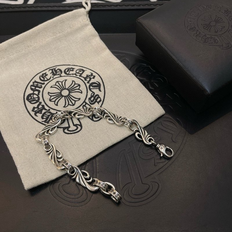 Chrome Hearts 클래식 빈티지 등나무 꽃 팔찌 001-263559