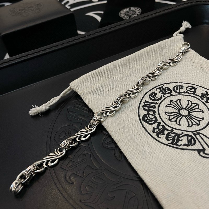 Chrome Hearts 클래식 빈티지 등나무 꽃 팔찌 001-263559
