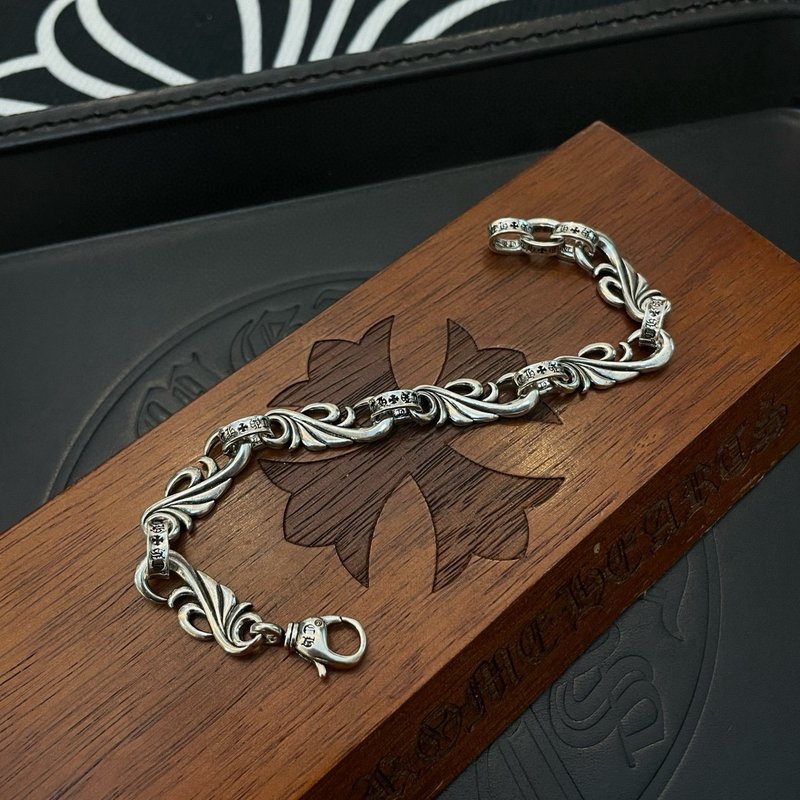 Chrome Hearts 클래식 빈티지 등나무 꽃 팔찌 001-263559
