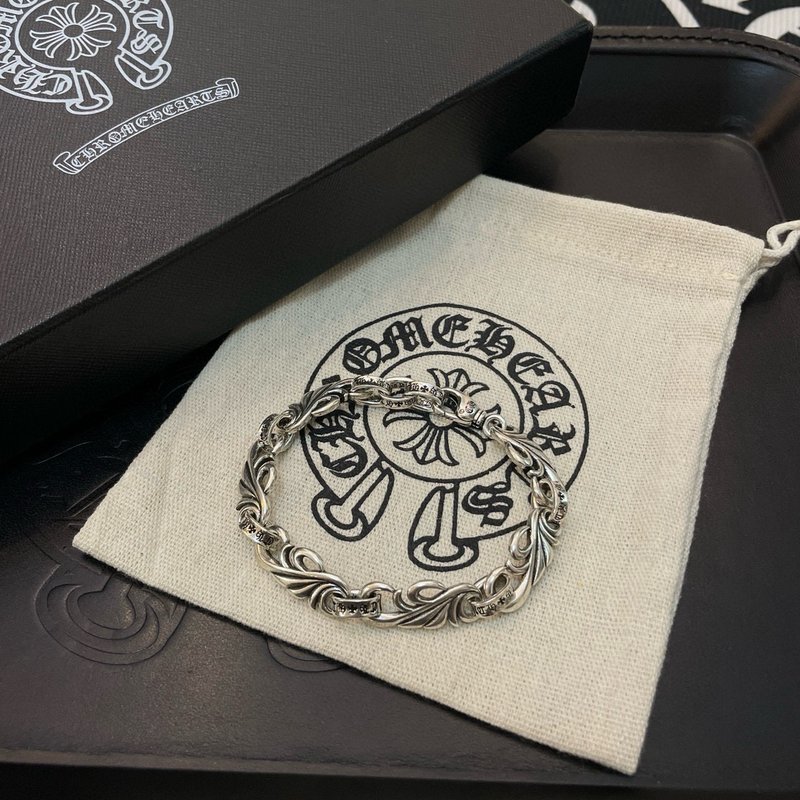 Chrome Hearts 클래식 빈티지 등나무 꽃 팔찌 001-263559
