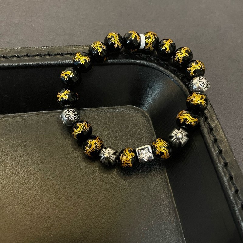 Chrome Hearts 빈티지 멀티 요소 팔찌 001-263561