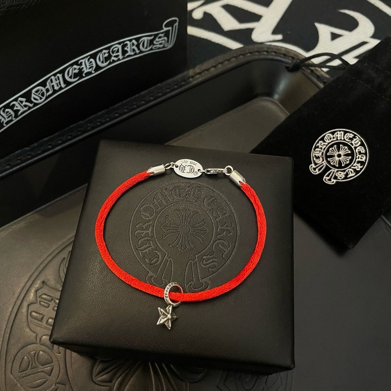 크롬하츠 빈티지 별꽃 손목끈 팔찌 001-263562