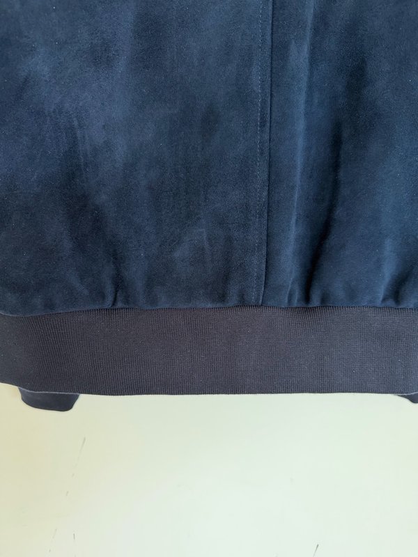 Loro Piana 남색 가죽 자켓 001-263567