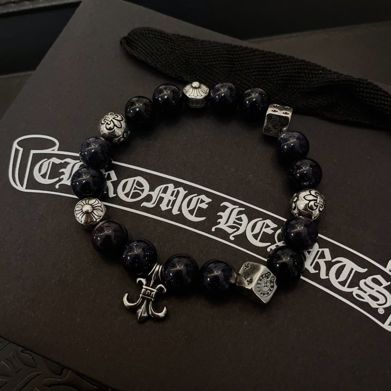 Chrome Hearts 클래식 빈티지 멀티 요소 팔찌 001-263568