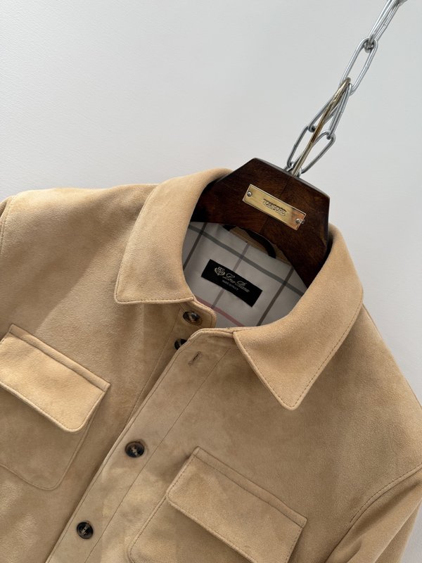 Loro Piana 클래식 가죽 자켓 001-263574