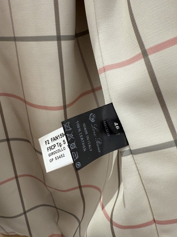 Loro Piana 클래식 가죽 자켓 001-263574