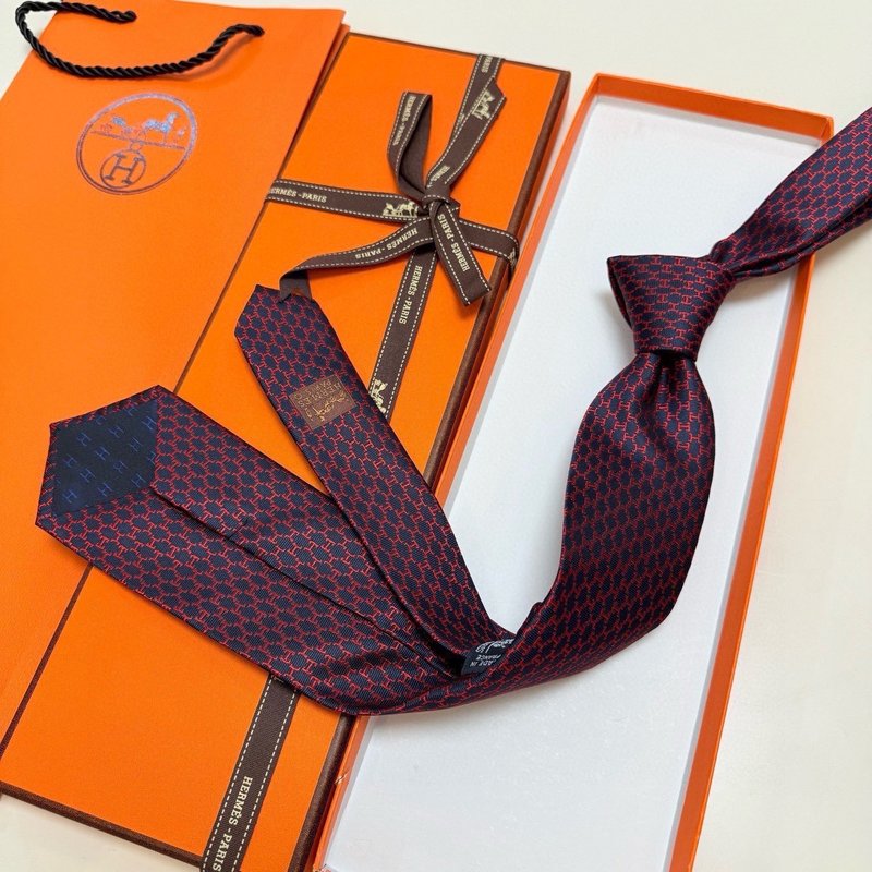 에르메스 수제 실크 넥타이 001-264103