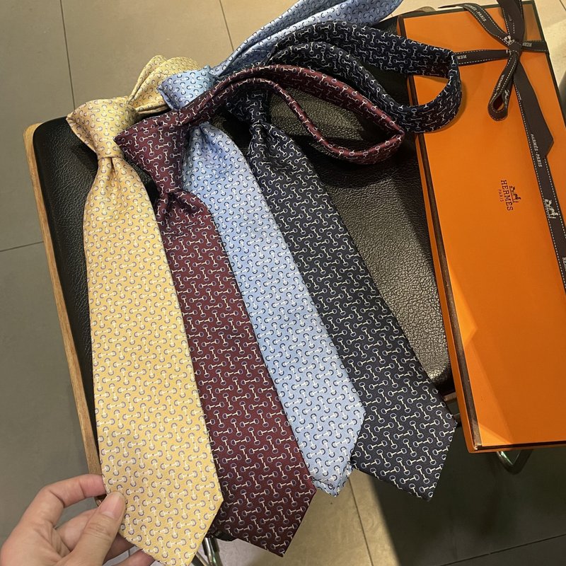 에르메스 H 레터 남성 넥타이 001-264270