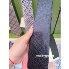 GUCCI 구찌 클래식 G 로고 자카드 실크 넥타이 001-264702