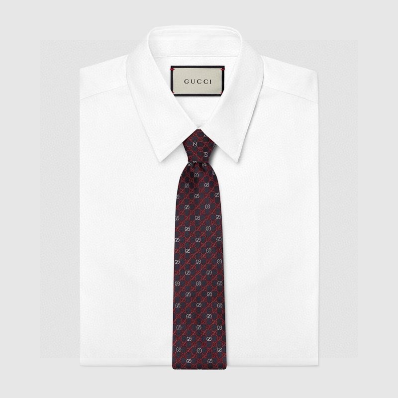 Gucci 자카드 실크 넥타이 001-264865