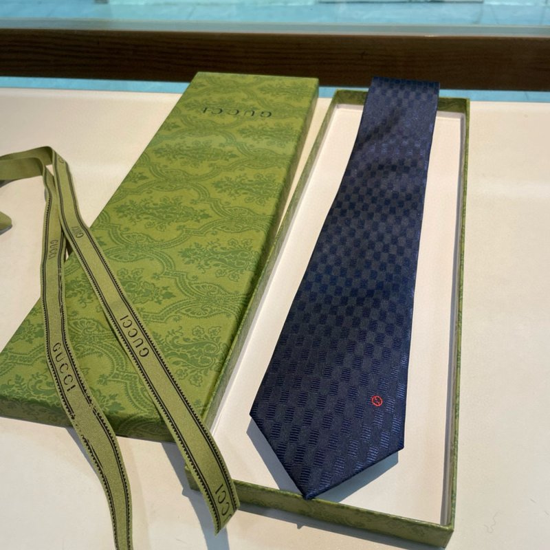 구찌 GG 로고 프린트 실크 넥타이 001-264955
