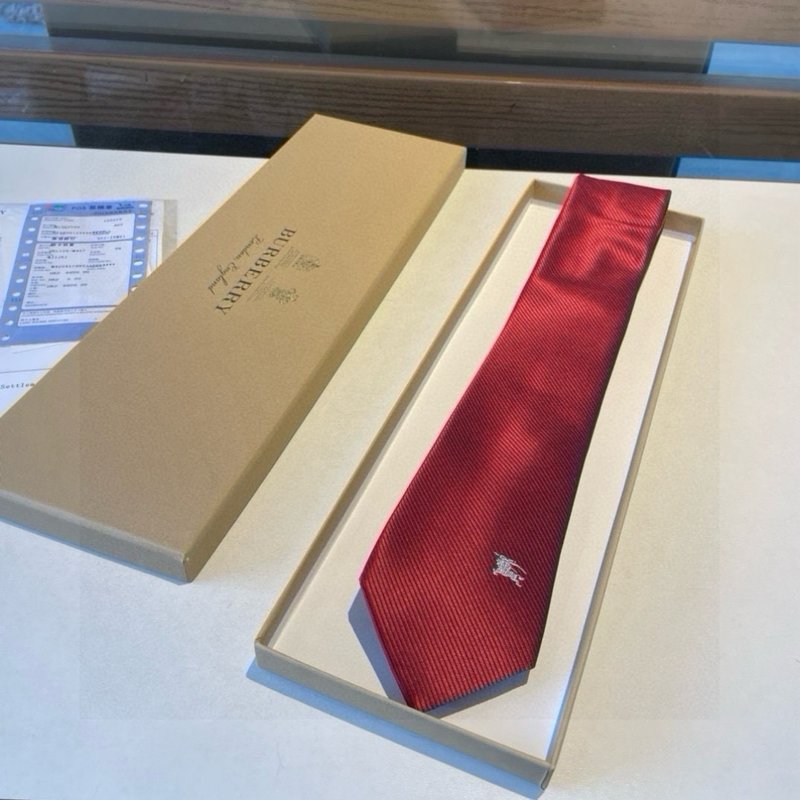 버버리 빈티지 체크 실크 넥타이 001-265040