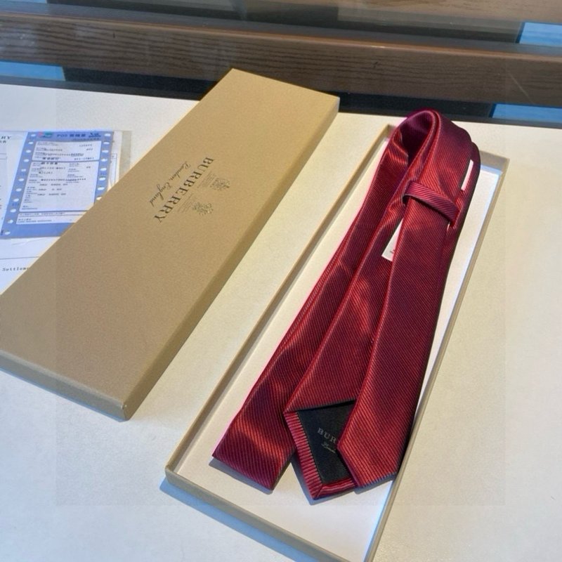 버버리 빈티지 체크 실크 넥타이 001-265040