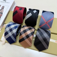 버버리 빈티지 체크 실크 넥타이 001-265054