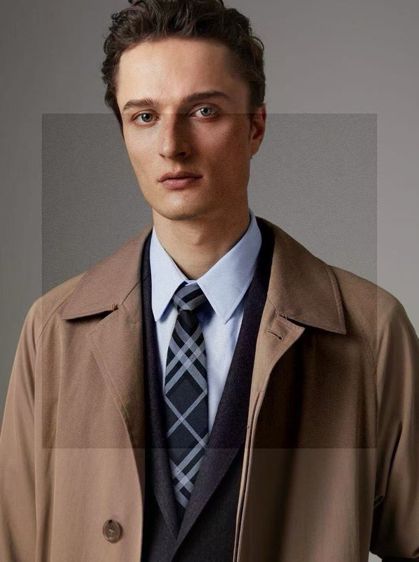 버버리 남성용 빈티지 체크 실크 넥타이 001-265096