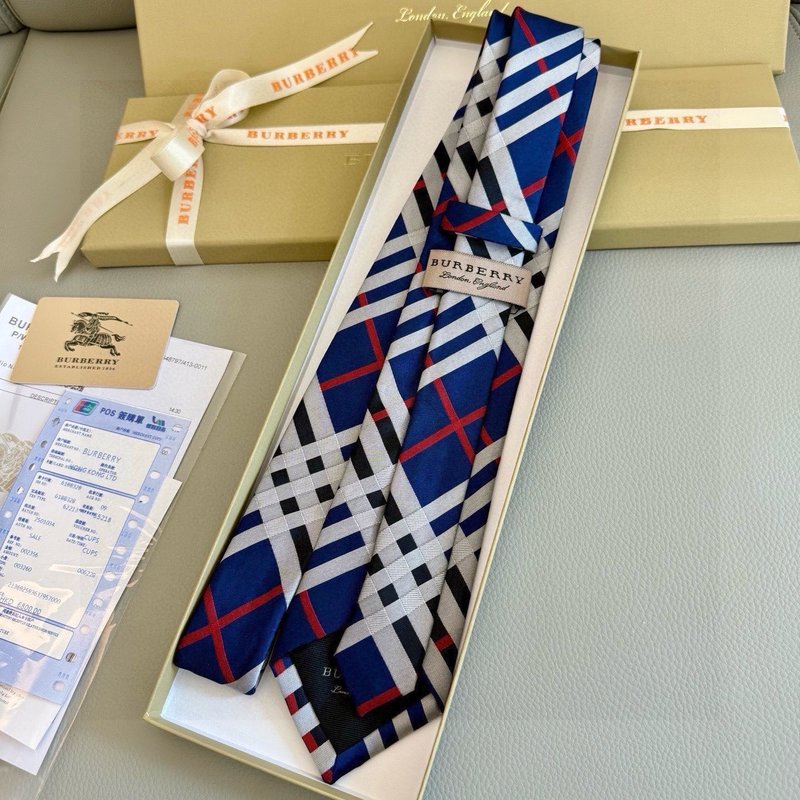 버버리 빈티지 체크 넥타이 001-265100