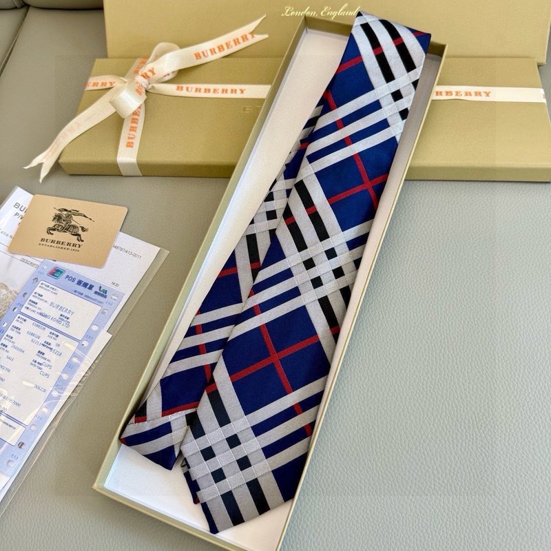 버버리 빈티지 체크 넥타이 001-265124