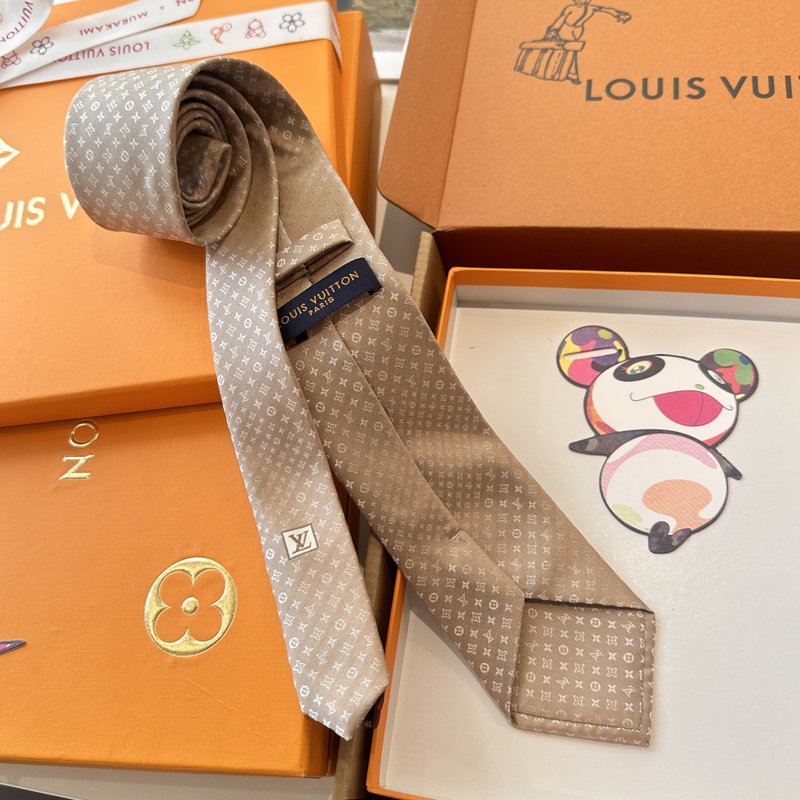 루이비통 자카드 실크 넥타이 001-265129