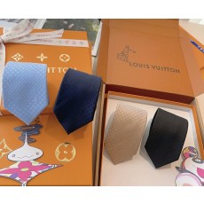 LV 짜임 패턴 실크 넥타이 001-265131