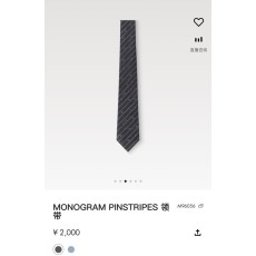 루이비통 모노그램 핀스트라이프 실크 넥타이 001-265173