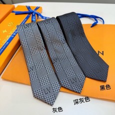 루이비통 다미에 체크 실크 넥타이 001-265188