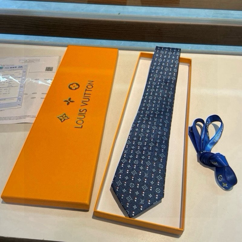 LV 다미에 자카드 실크 넥타이 001-265226