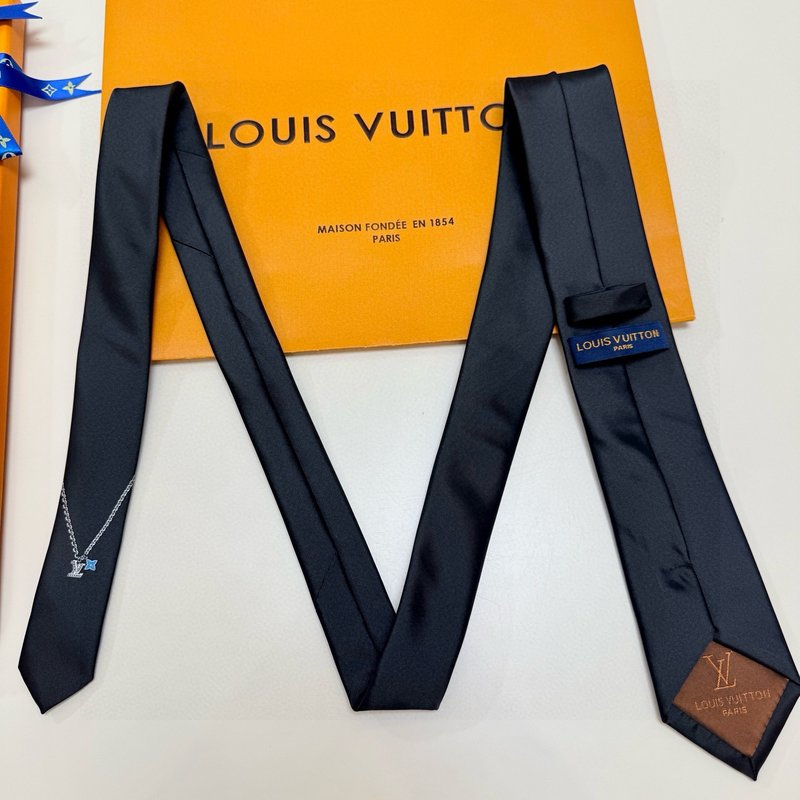 LV 모노그램 자카드 실크 넥타이 001-265246