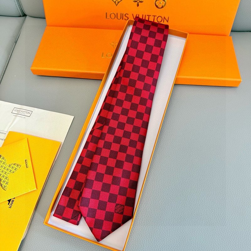 LV 다미에 체크 넥타이 001-265276