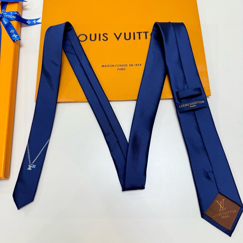 LV 모노그램 자카드 실크 넥타이 001-265293