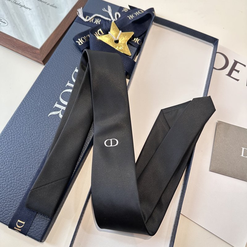 디올 신상 심플 로고 자카드 넥타이 001-265356