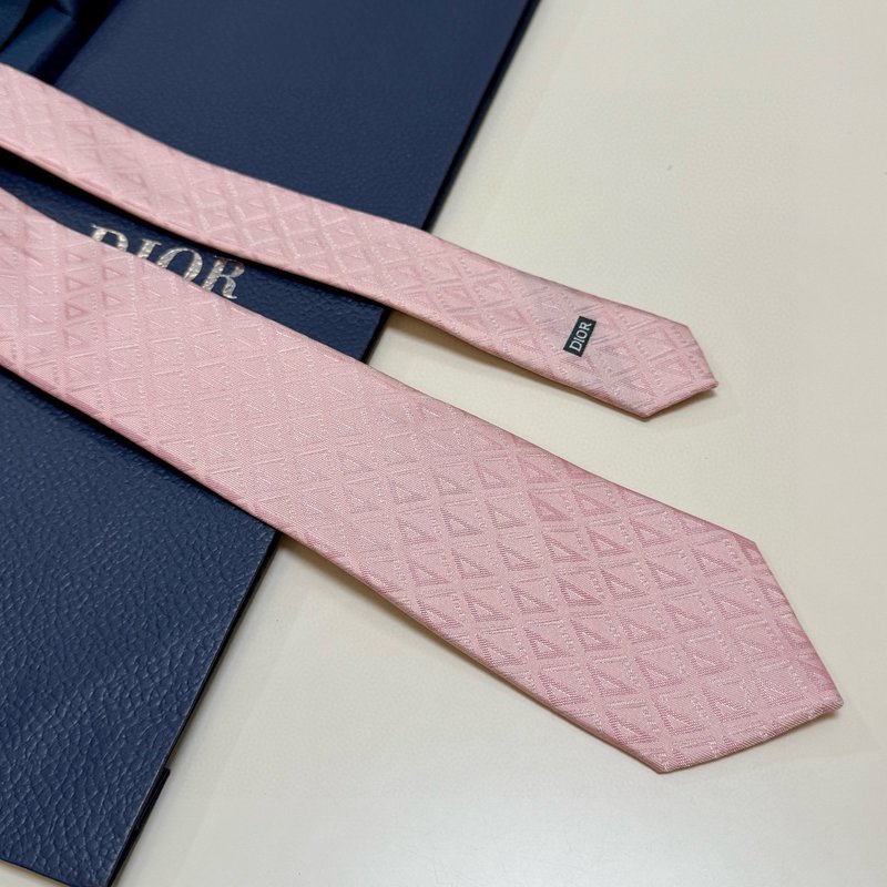 디올 라인 다이아몬드 패턴 넥타이 001-265370